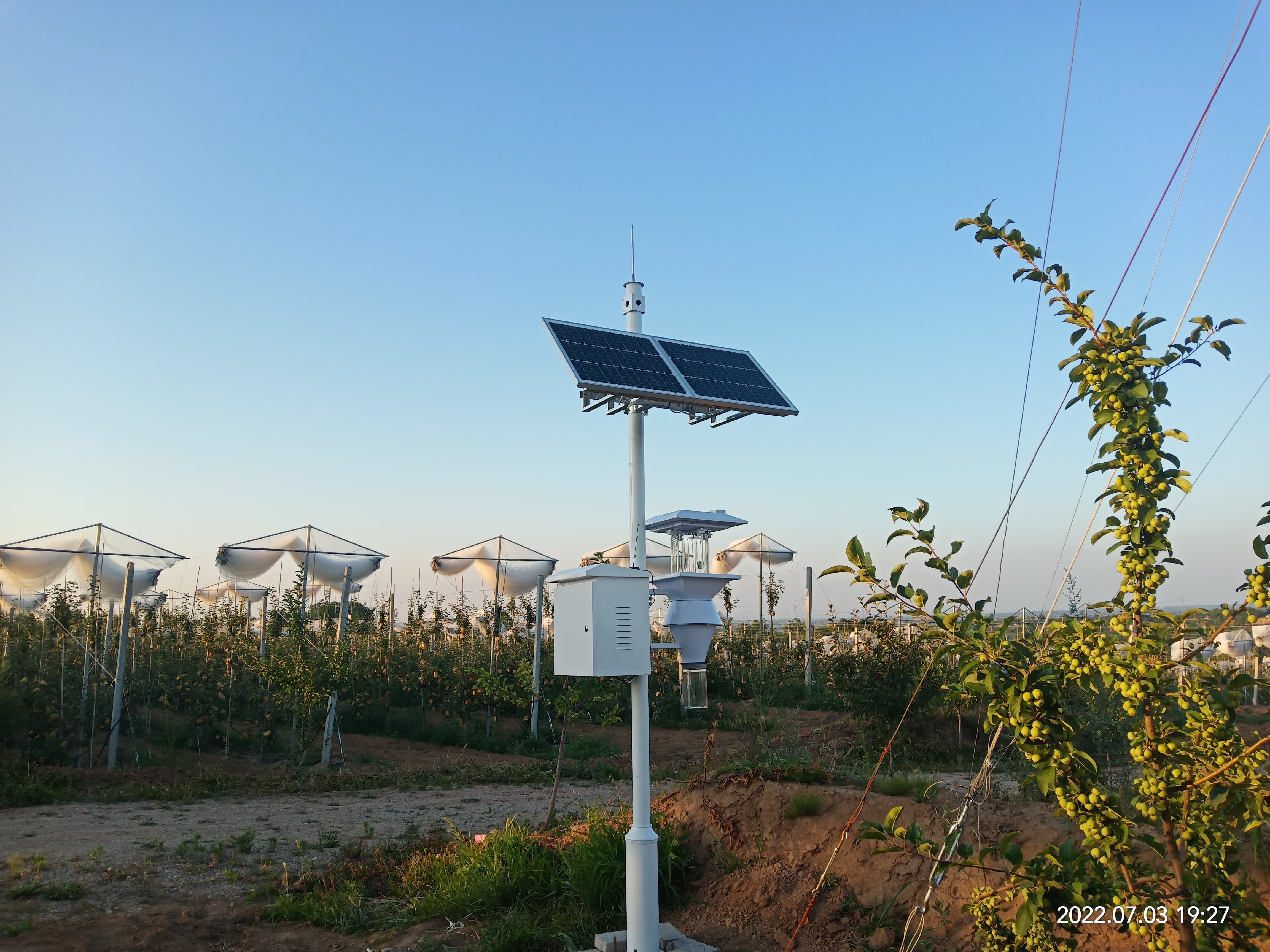 Oukeqi's intelligent equipment helps the construction of Shaanxi Yangling smart orchard