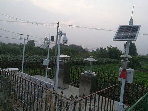 The Okchi insect detection and reporting system settled in Pingshan, Hebei